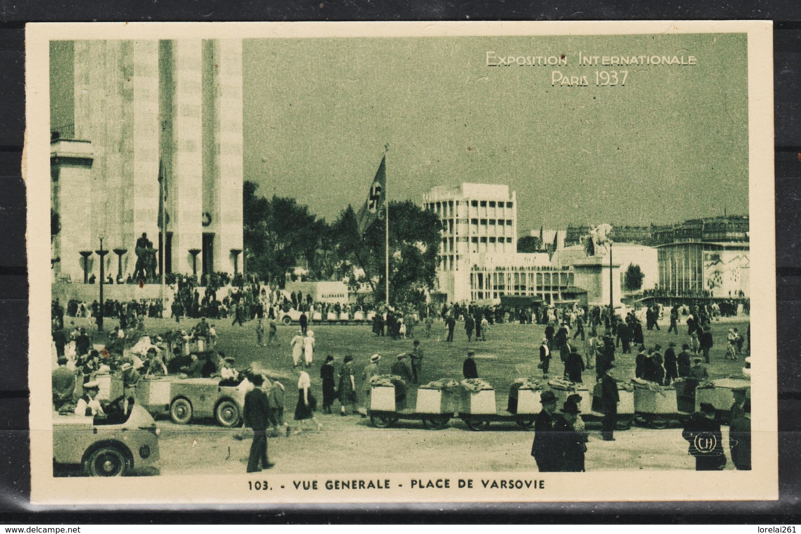 1937 - EXPO INT. PARIS - PLACE DE VARSOVIA - Sonstige & Ohne Zuordnung