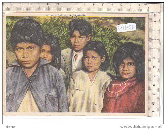 PO7782D# ECUADOR - MISSIONI PADRI GIUSEPPINI DEL MURIALDO ORIENTE ECUADORIANO - TIPI INDI YUMBOS - BAMBINI  VG 1956 - Missioni