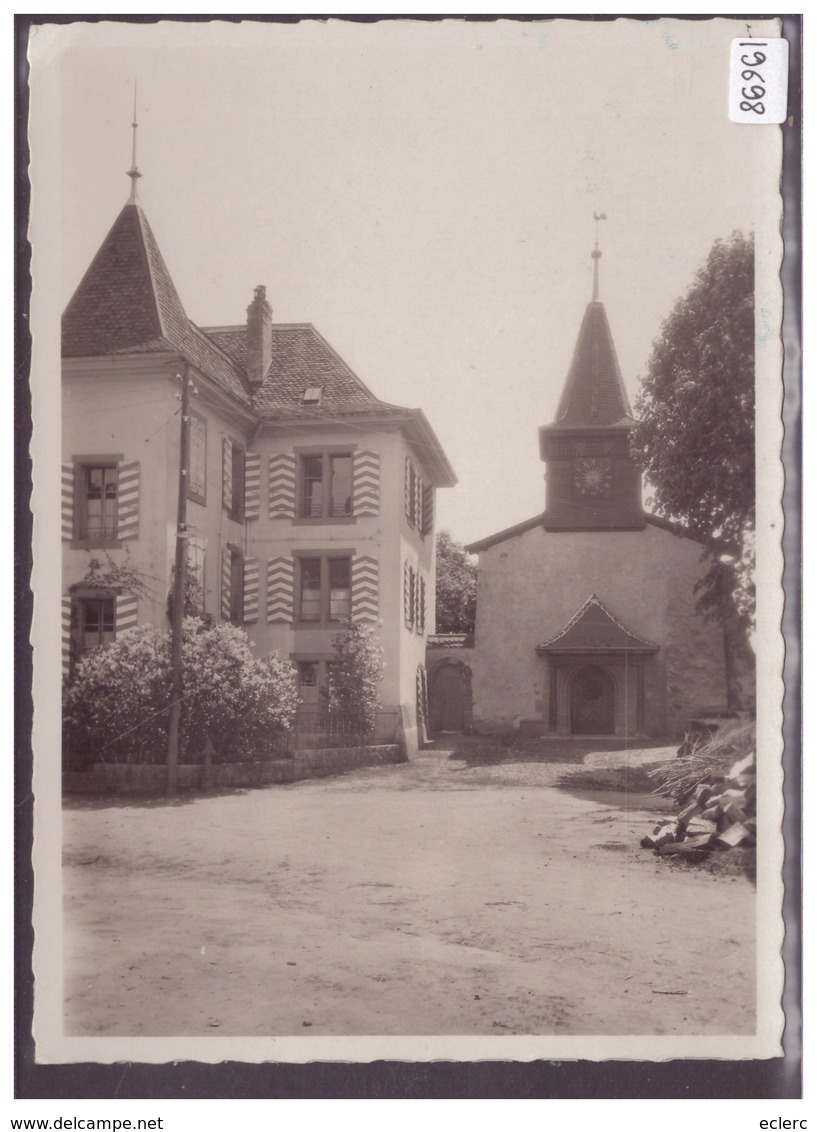 FORMAT 10x15cm - DISTRICT D'ECHALLENS - MORRENS - LA CURE ET L'EGLISE - TB - Morrens