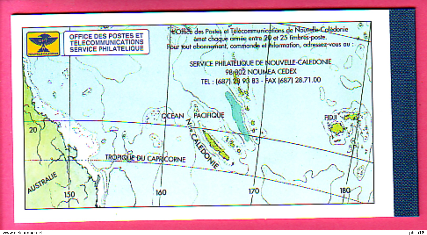 NOUVELLE CALEDONIE: YVERT CARNET N° C668 - NEUF XX - COTE YVERT: 55 Euros - Cuadernillos