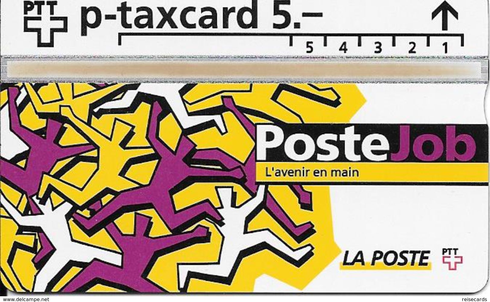 PTT P: V-51B1 408L La Poste - Poste Job. Mint - Schweiz