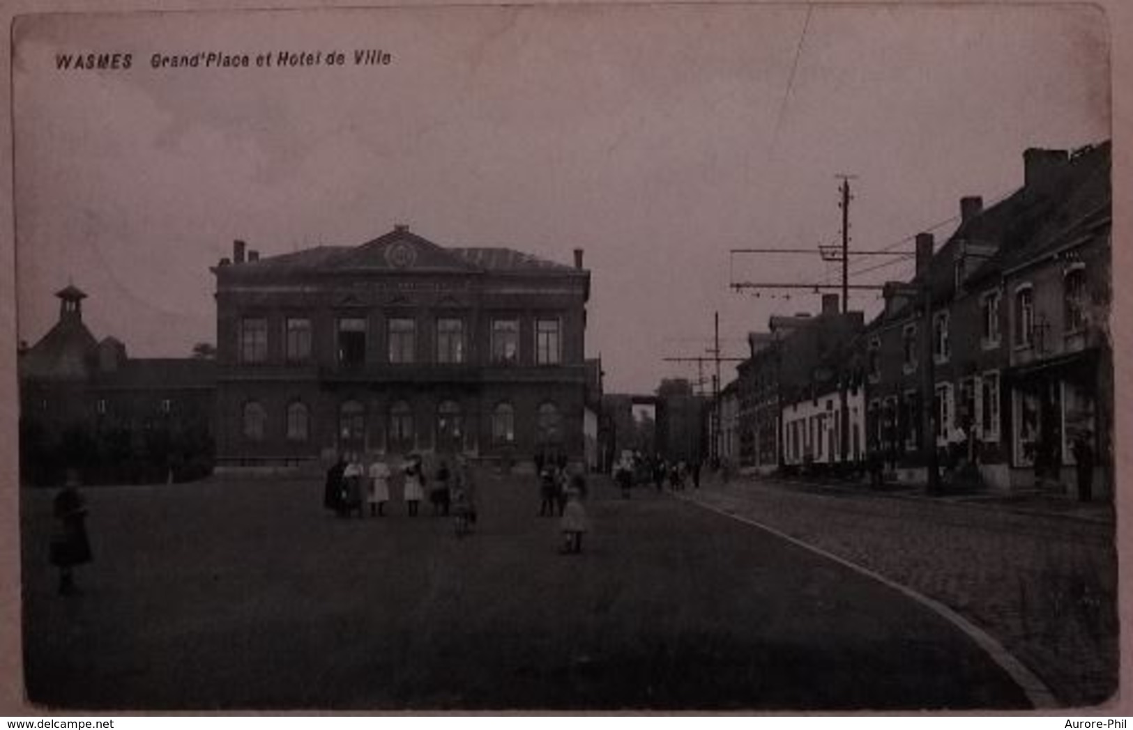 Wasmes  Grand'Place Et Hotel De Ville - Colfontaine