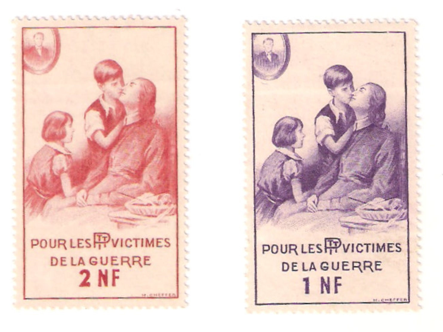 Timbres De Bienfaisance Des PTT - Autres & Non Classés