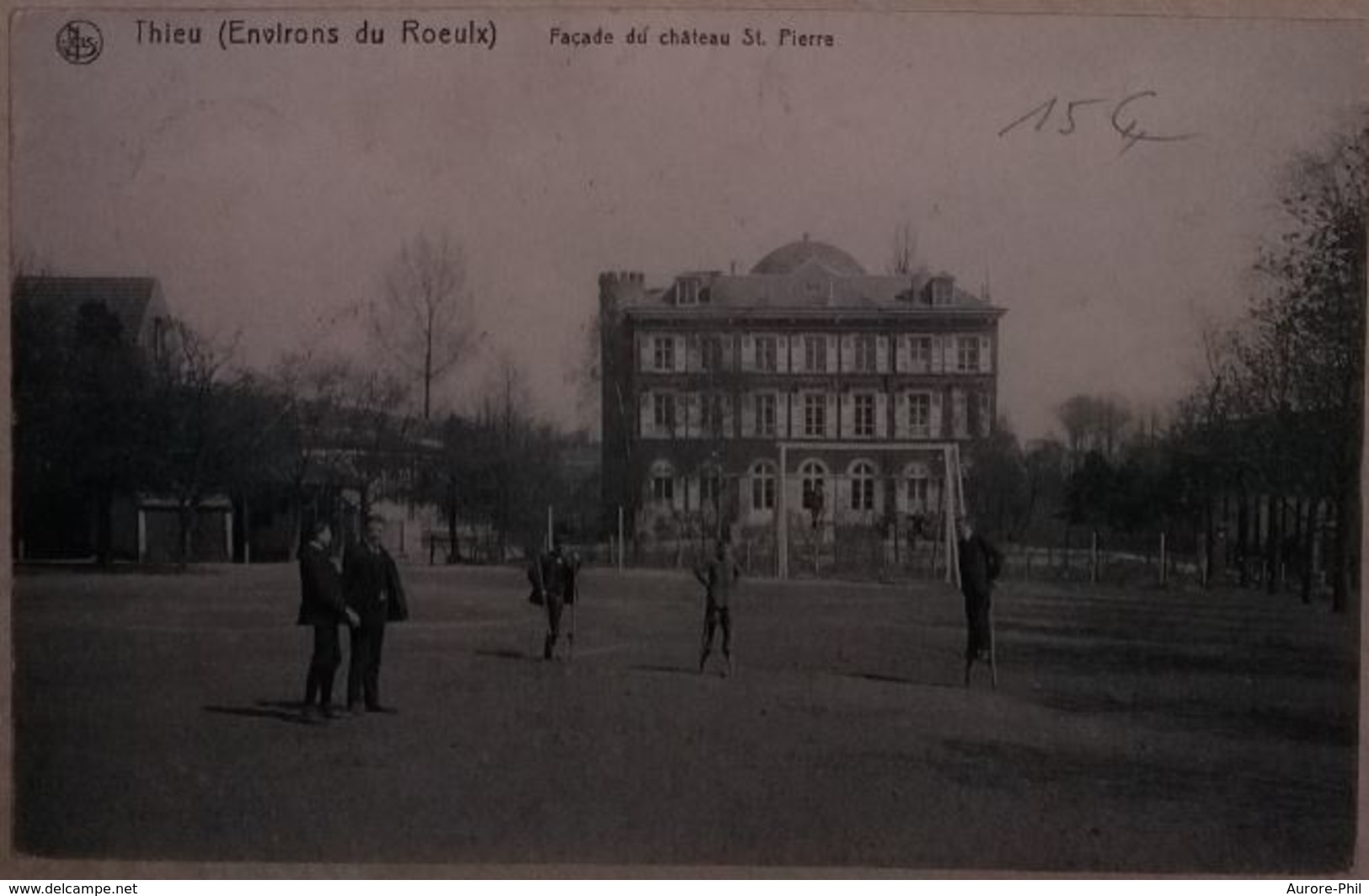 Thieu Château St Pierre Avec échassiers - Le Roeulx