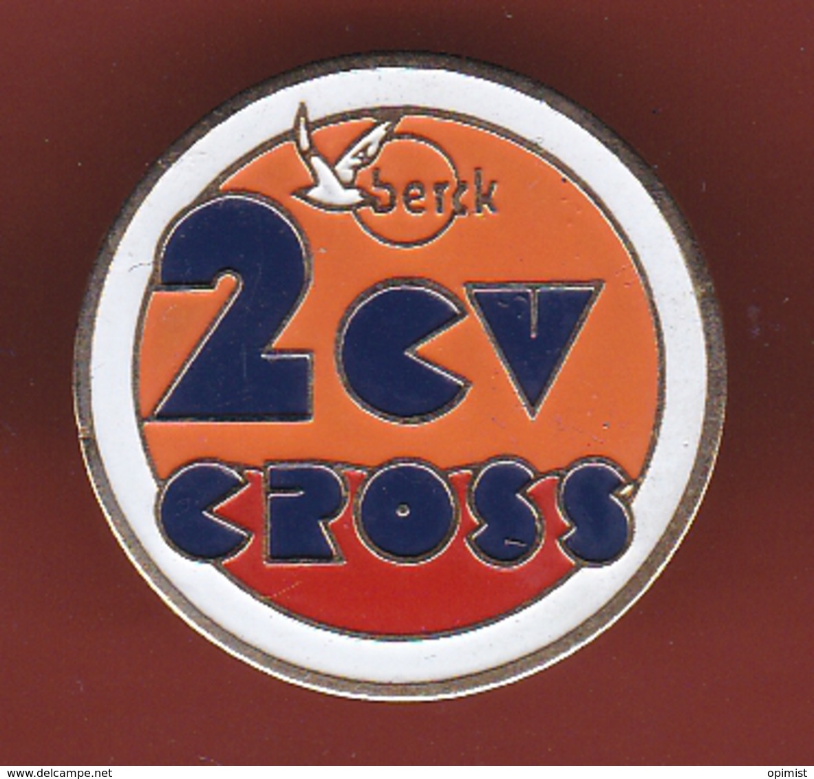 54323-Pin's.Citroen.2cv Cross.Berck Sur Mer.. - Citroën