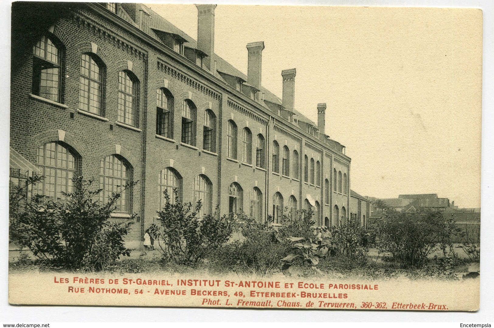 CPA - Carte Postale - Belgique - Etterbeek - Institut St Antoine Et Ecole Paroissiale (SV5898) - Etterbeek