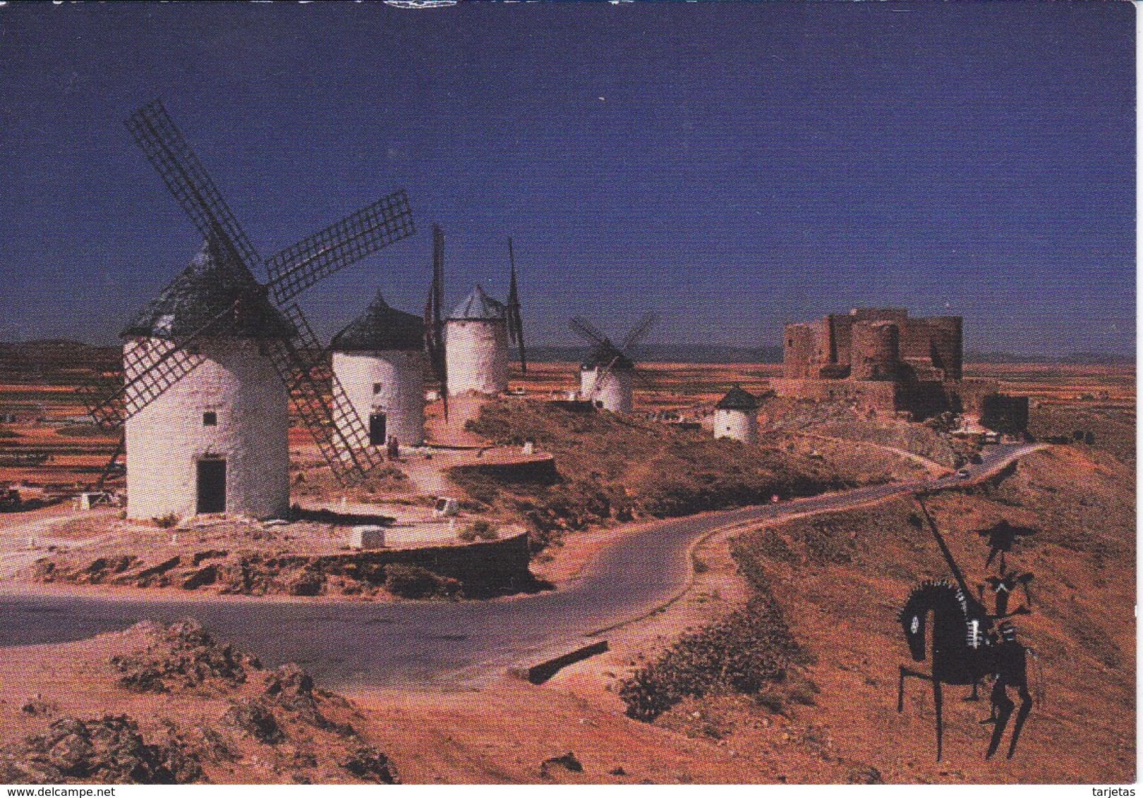 CALENDARIO DE ESPAÑA DE UNOS MOLINOS Y EL QUIJOTE DEL AÑO 2015 (CALENDRIER-CALENDAR) MOULIN-MILL - Tamaño Pequeño : 2001-...