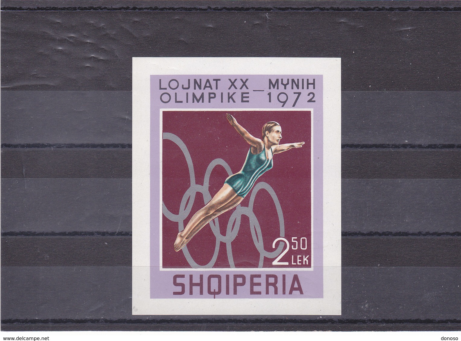 ALBANIE 1972 JEUX OLYMPIQUES DE MUNICH Yvert 1372-1379 + BF 21 NEUF** MNH - Albanie