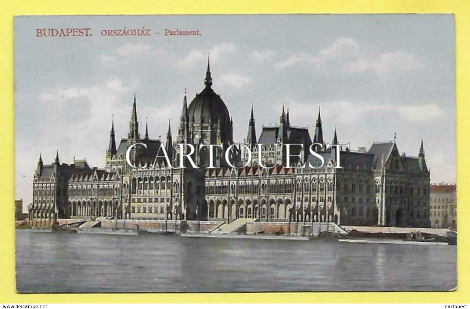 Budapest Parlament 1909 ( Superbe Oblitération + 10 Fillér Hongrois ) - Hongrie