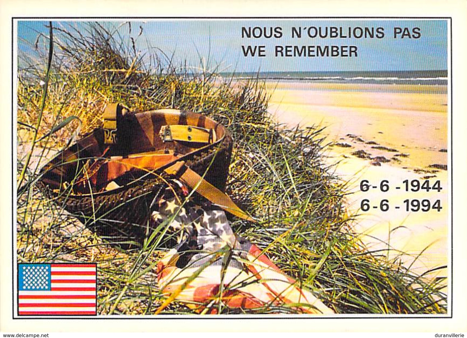 Commémoration Du 50e Anniversaire Du Débarquement - A Nos Héroïques Libérateurs. Nous N'oublions Pas. We Remember (1944) - Guerre 1939-45
