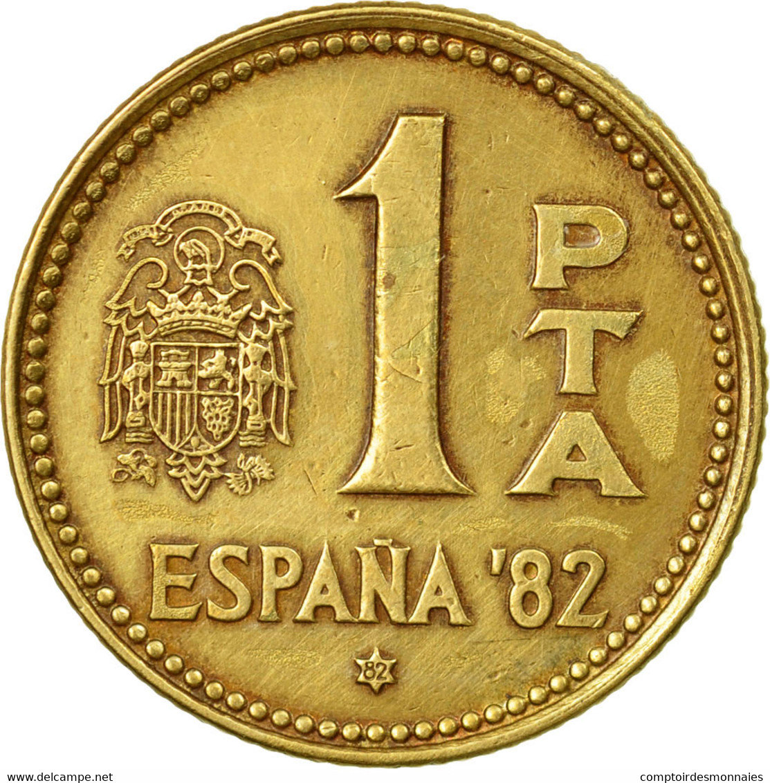 Monnaie, Espagne, Juan Carlos I, Peseta, 1982, TTB, Aluminium, KM:821 - 1 Peseta