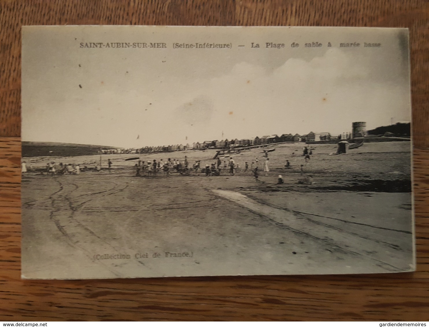 Saint Aubin Sur Mer - La Plage De Sable à Marée Basse - Collection Ciel De France - Bon état - Altri & Non Classificati