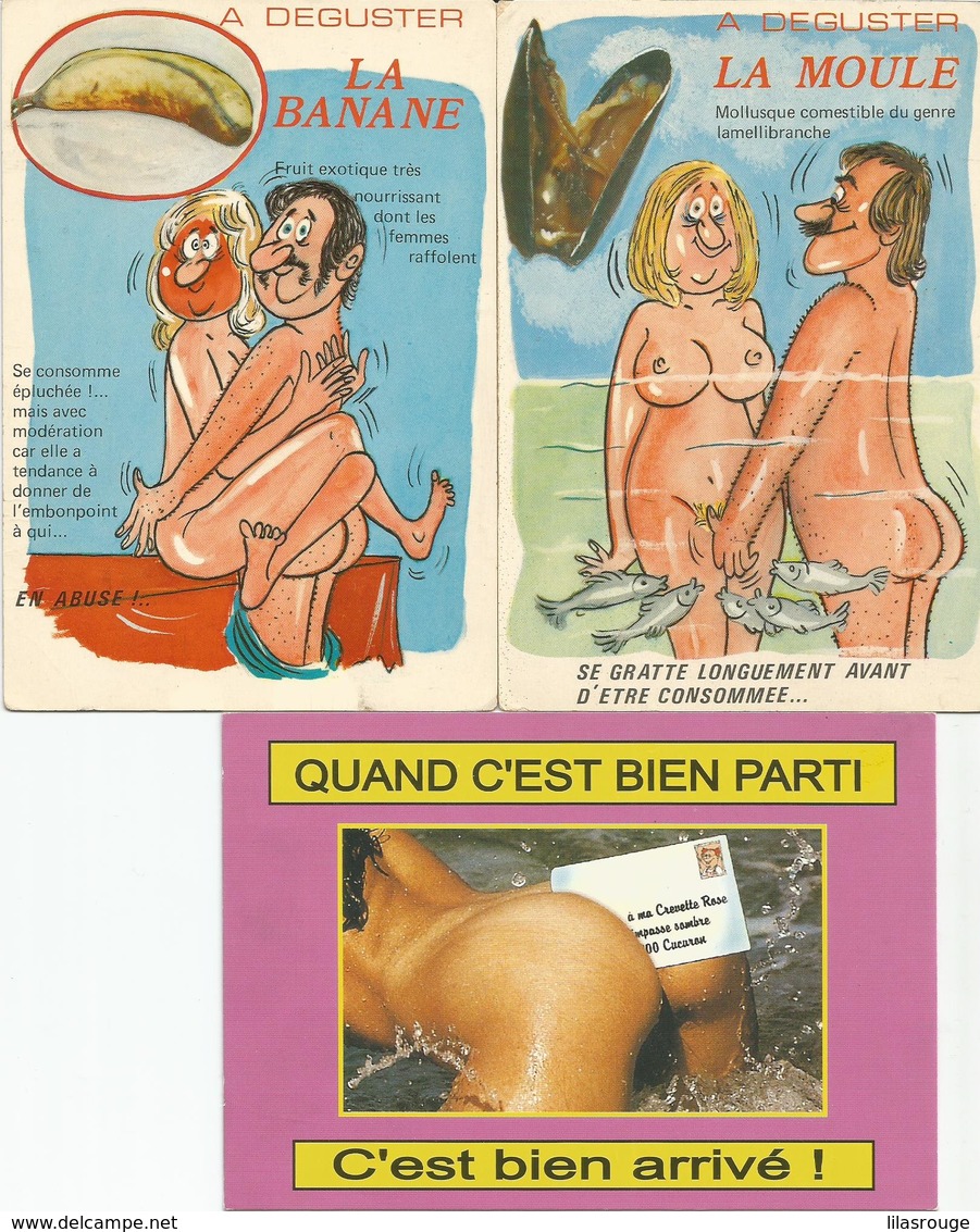 Lot 10 Cartes Femmes  Et Humour - 5 - 99 Cartes