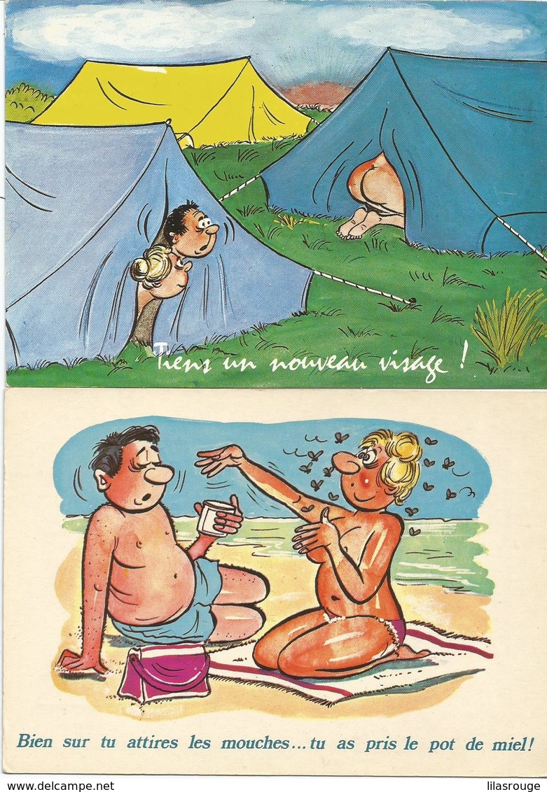 Lot 10 Cartes Femmes  Et Humour - 5 - 99 Cartes