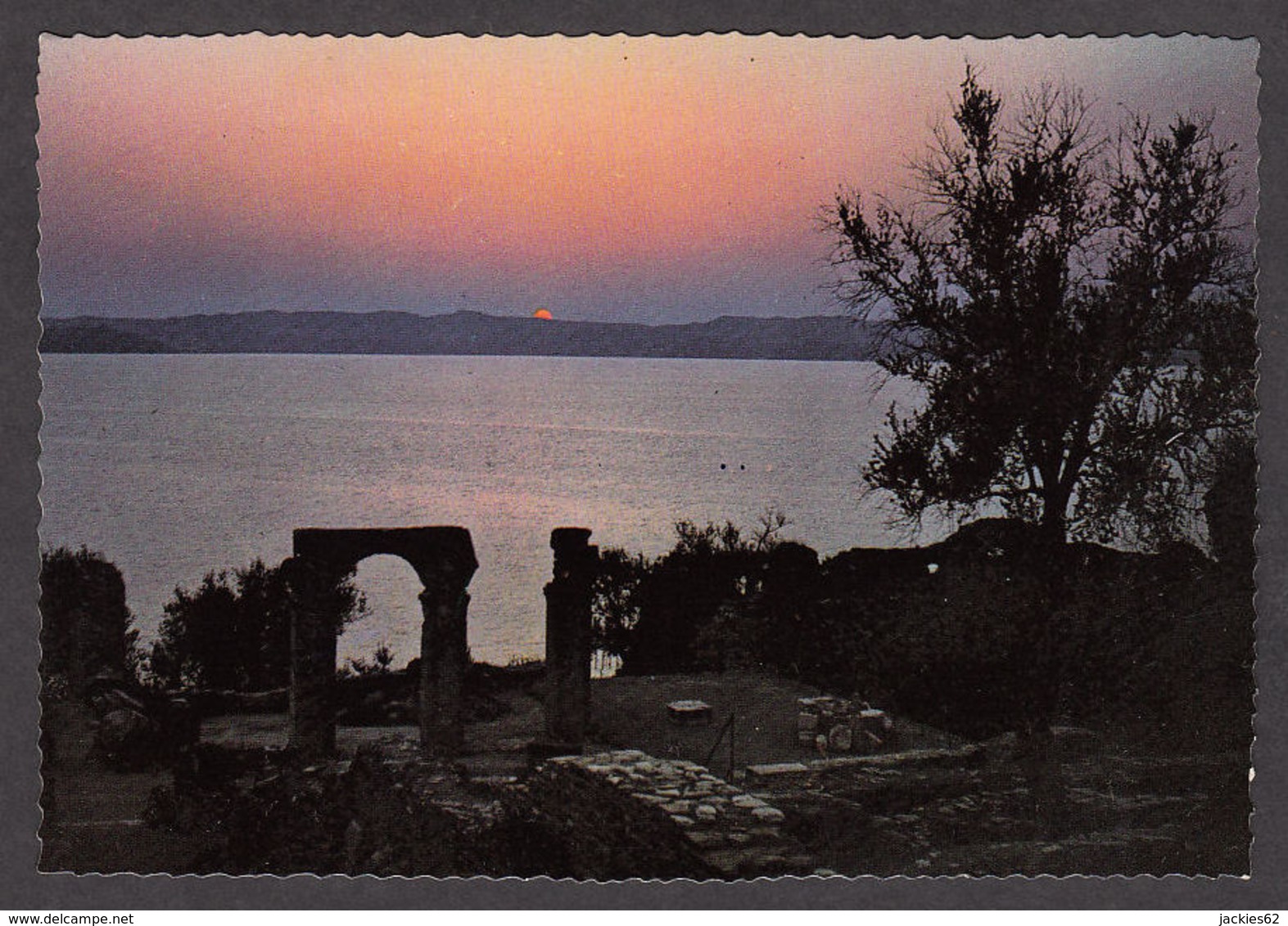 70224/ LAGO DI GARDA, Tramonto, Visto Di Sirmione Verso I Golfi Di Desenzano E Padenghe - Altri & Non Classificati