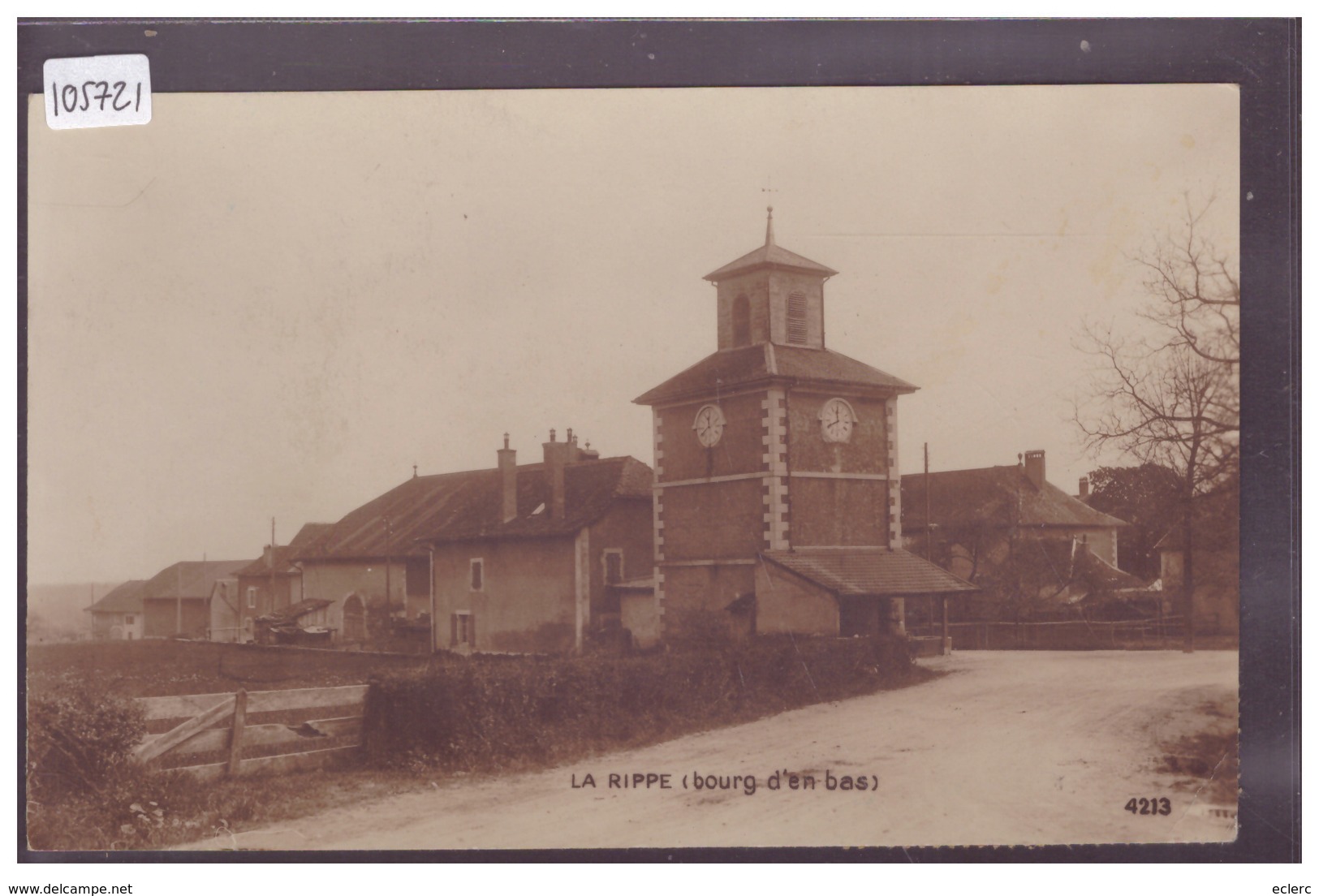 DISTRICT DE NYON - LA RIPPE - BOURG D'EN BAS - B ( MINI PLI D'ANGLE ) - La Rippe