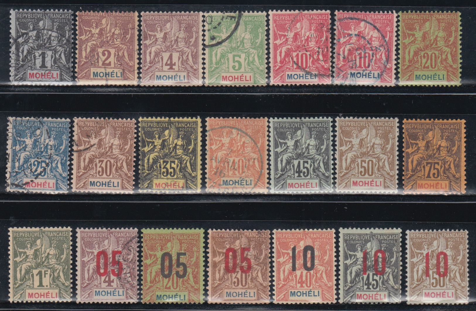 1906 - 1912   YVERT Nº 1 / 15, 17 / 22, - Usados