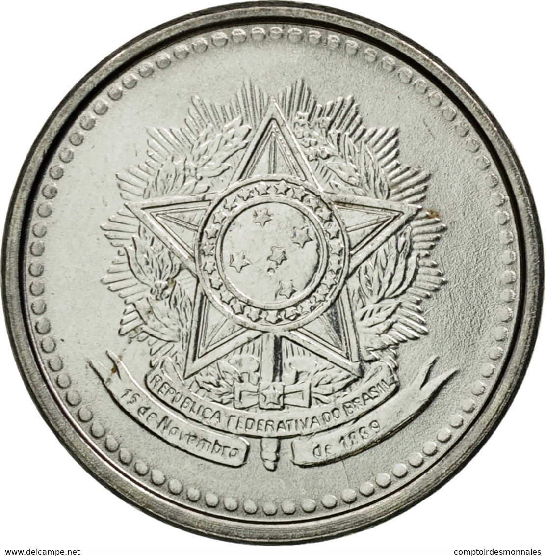 Monnaie, Brésil, 5 Centavos, 1986, TTB, Stainless Steel, KM:601 - Brésil