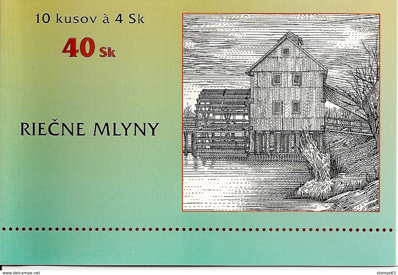 SLOVAKIA, 1997, Booklet 20, Mills - Other & Unclassified