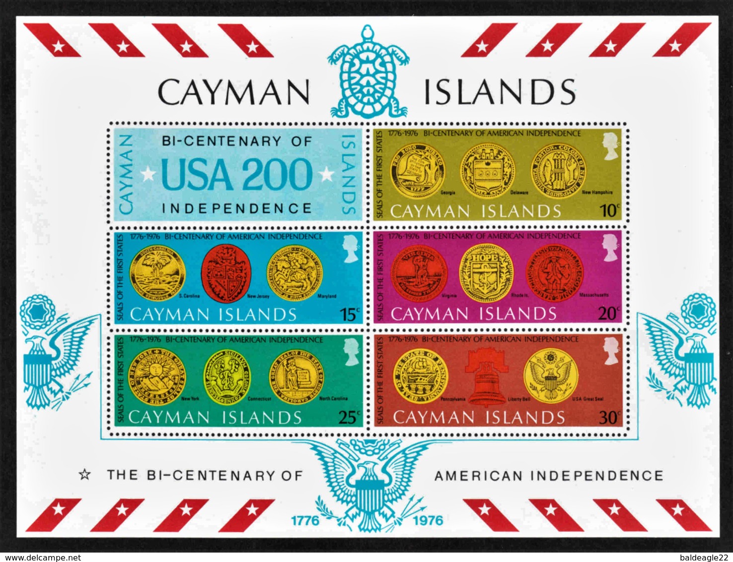 Cayman Islands - Scott #376a MNH (1) - Cayman Islands