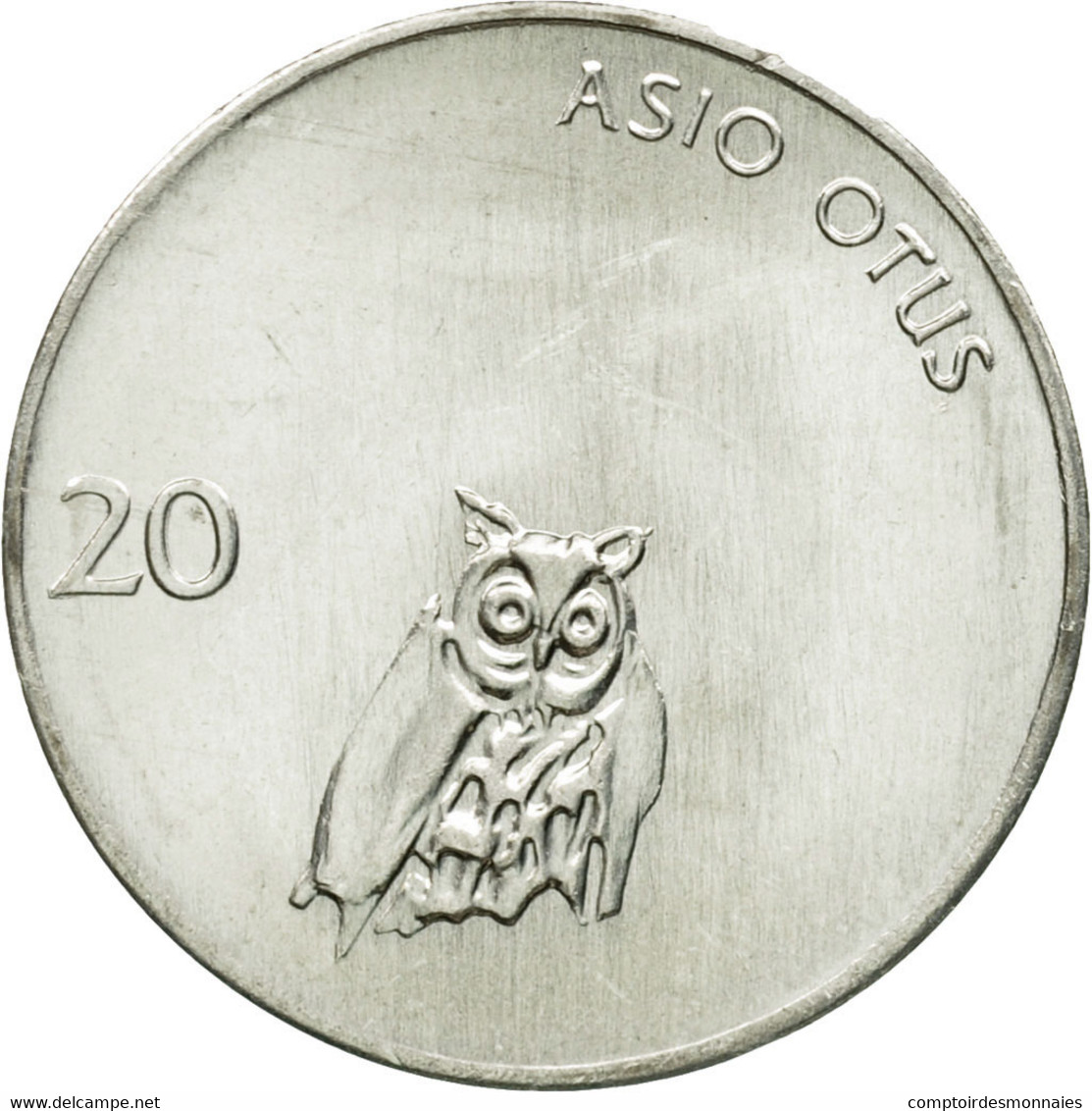 Monnaie, Slovénie, 20 Stotinov, 1993, SUP, Aluminium, KM:8 - Slovenia