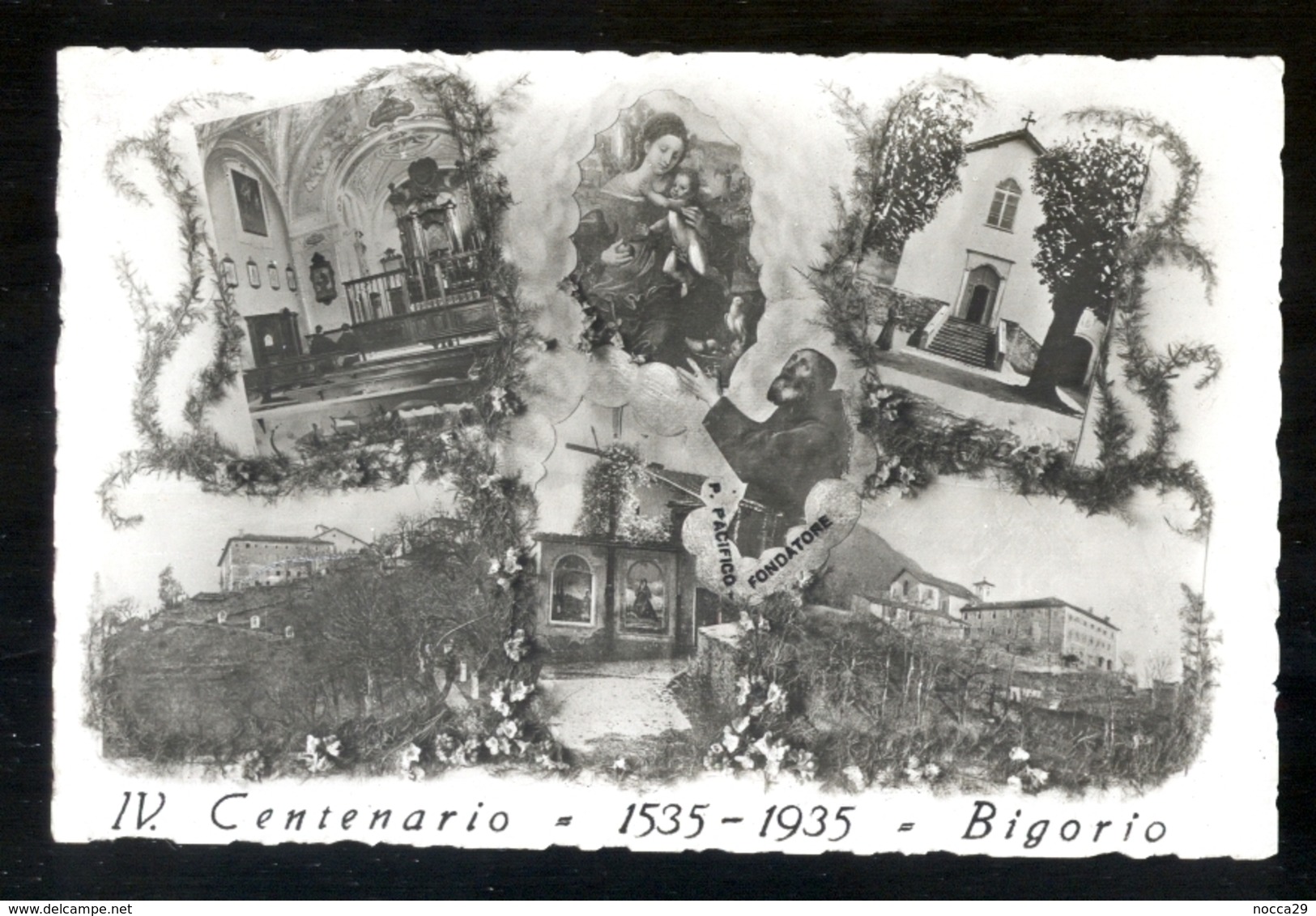 SVIZZERA - BIGORIO - CAPRIASCA - 1937 - CENTENARIO DEL CONVENTO DEI CAPPUCCINI - Capriasca