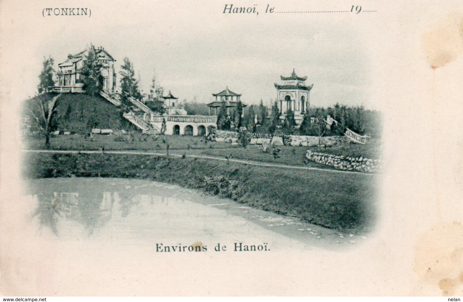 VIETNAM-ENVIRONS DE HANOI-TONKIN-1900-NON VIAGGIATA - Viêt-Nam