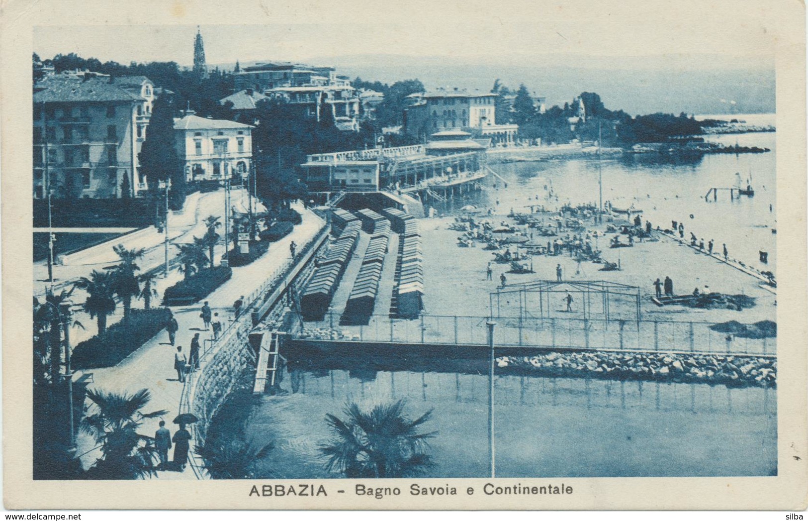 Croatia Opatija 1929 / Abbazia / Bagno Savoia E Continentale - Croatia