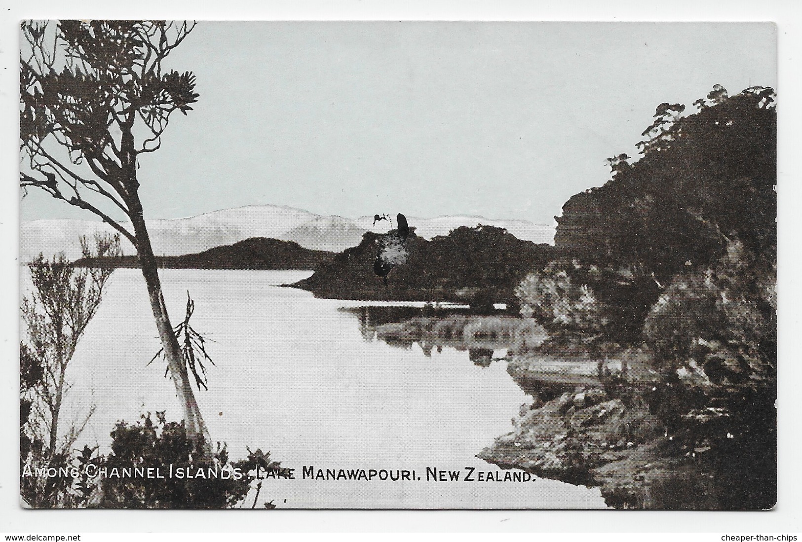 Among Channel Islands. Lake Manawapouri - Undivided Back - New Zealand