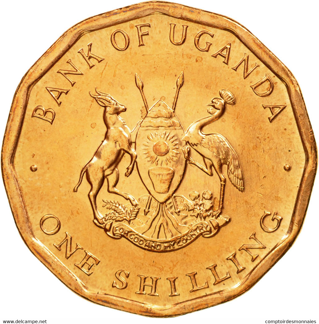 Monnaie, Uganda, Shilling, 1987, SUP, Copper Plated Steel, KM:27 - Uganda
