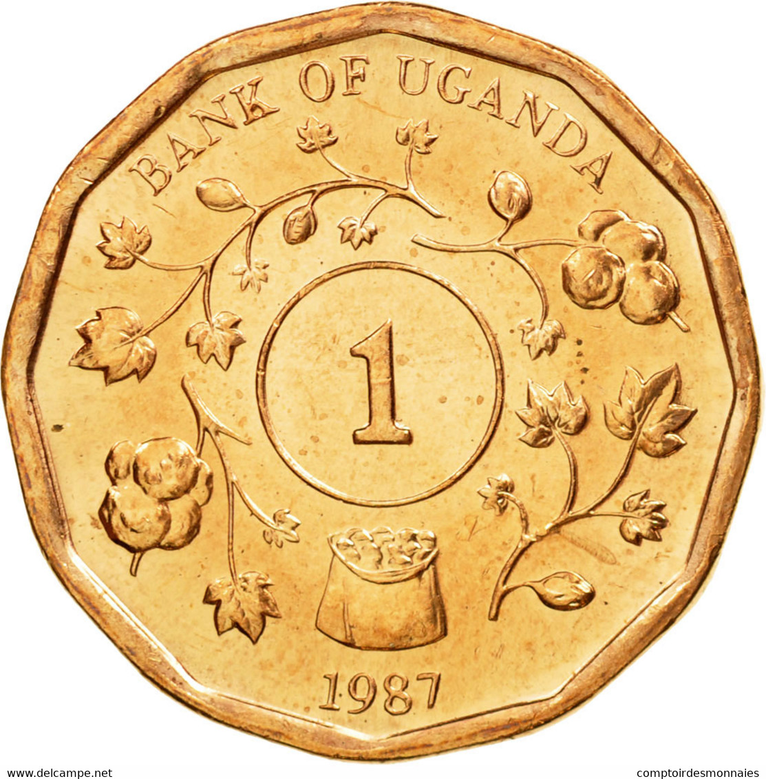 Monnaie, Uganda, Shilling, 1987, SUP, Copper Plated Steel, KM:27 - Uganda