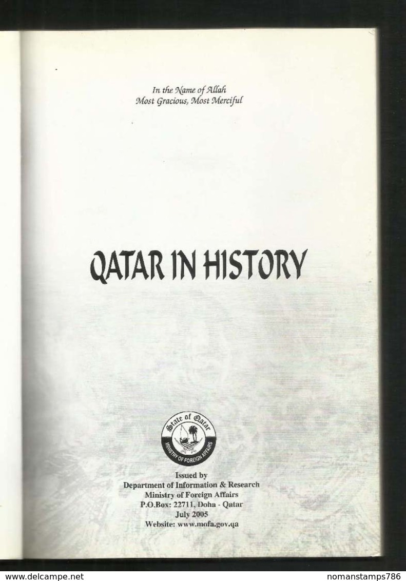 Qatar In History Book With Picture English & Arabic Language 64 Page Size 21 X 15 Cm - Qatar