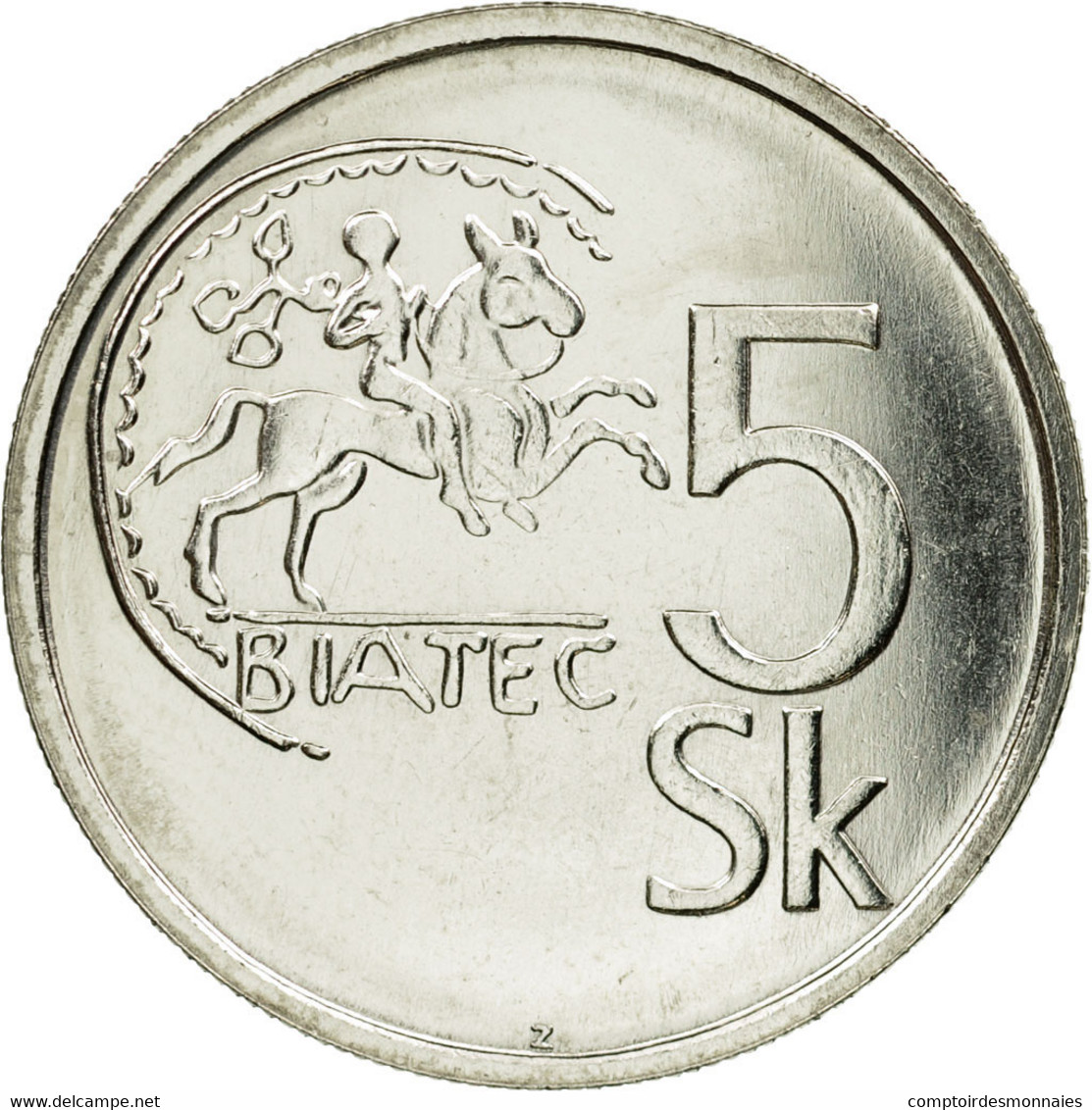 Monnaie, Slovaquie, 5 Koruna, 1994, SUP, Nickel Plated Steel, KM:14 - Slovaquie