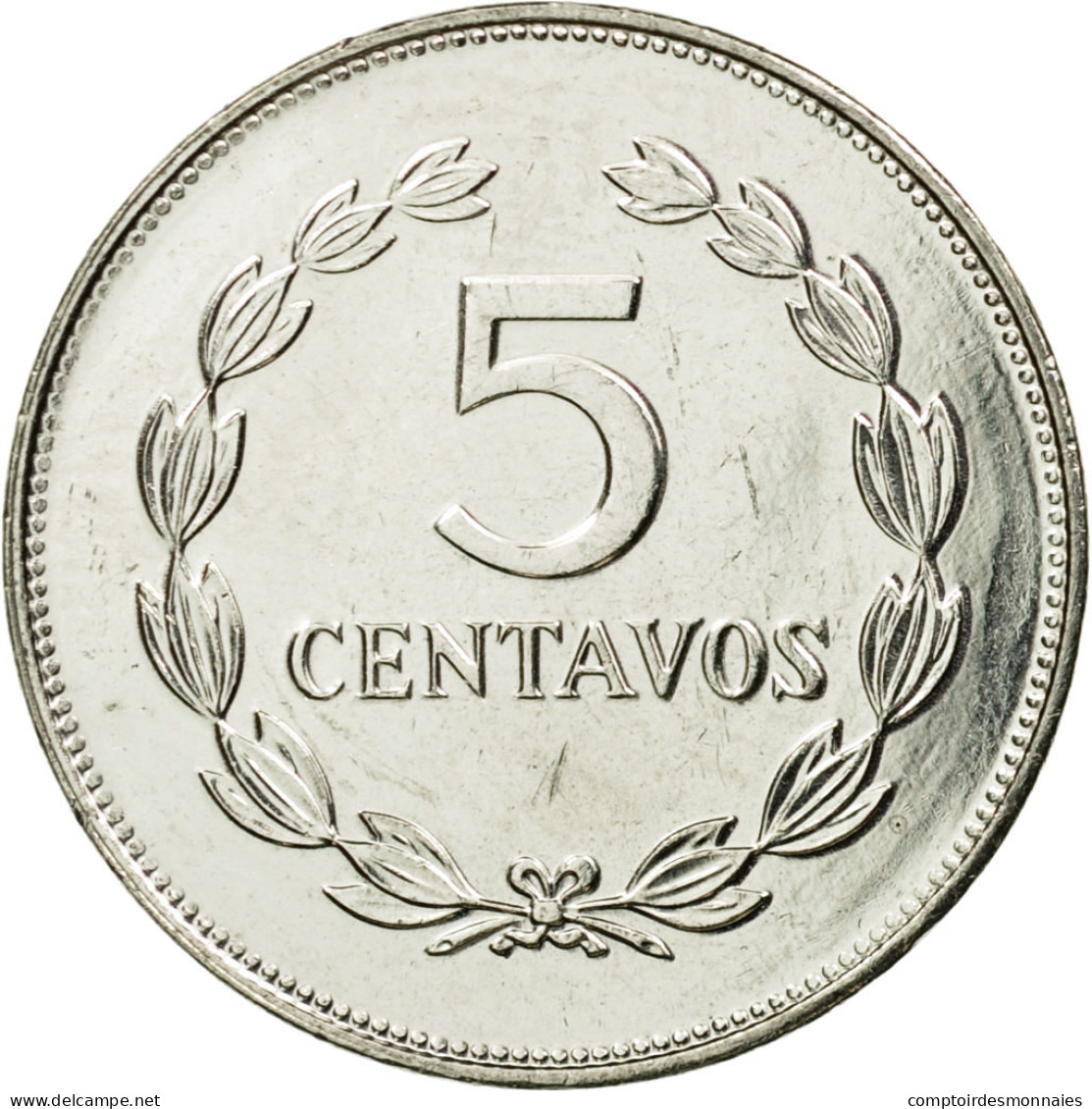 Monnaie, El Salvador, 5 Centavos, 1993, British Royal Mint, SUP, Nickel Clad - El Salvador