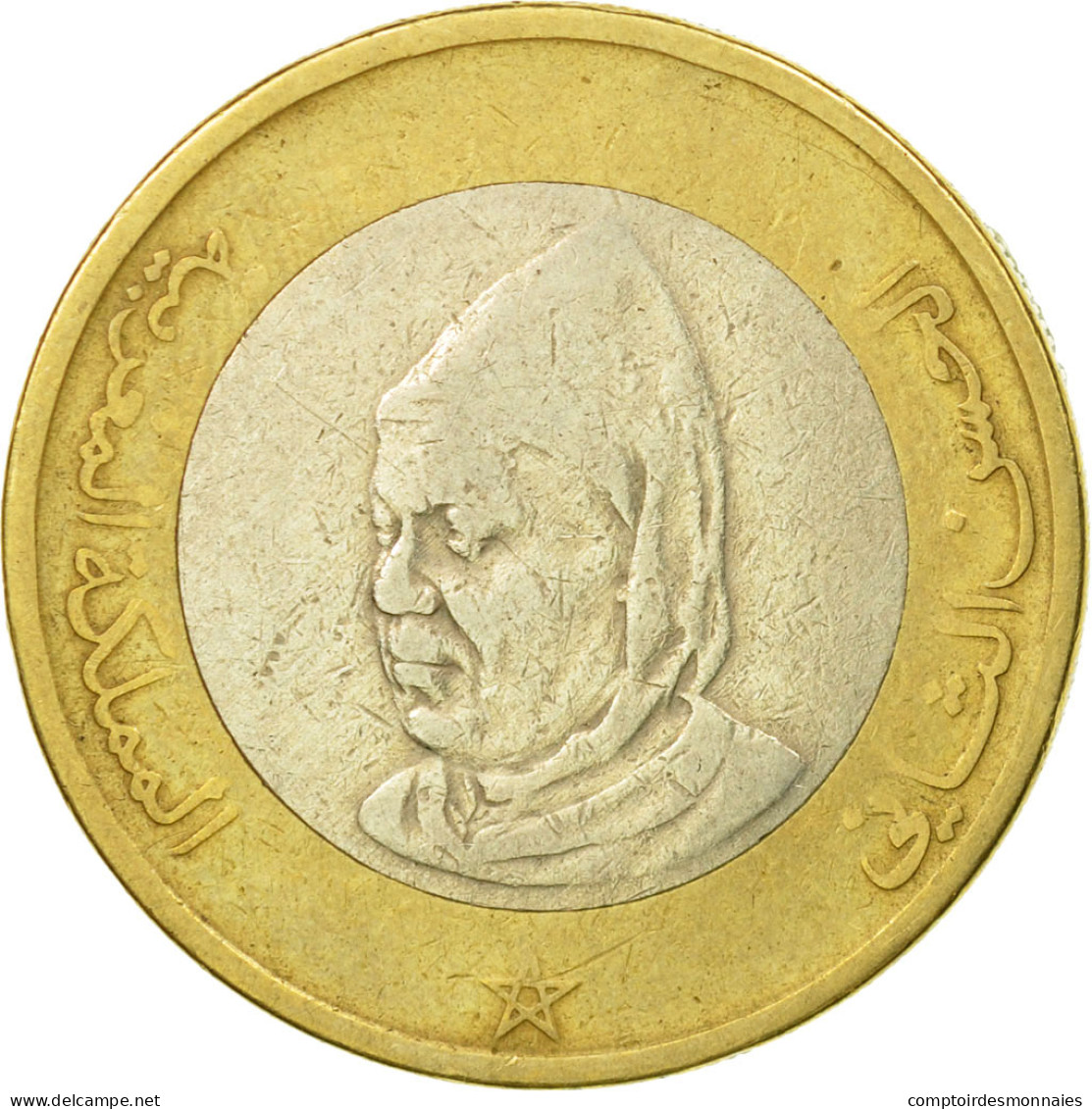 Monnaie, Maroc, Al-Hassan II, 10 Dirhams, 1995/AH1415, TTB, Bi-Metallic, KM:92 - Maroc