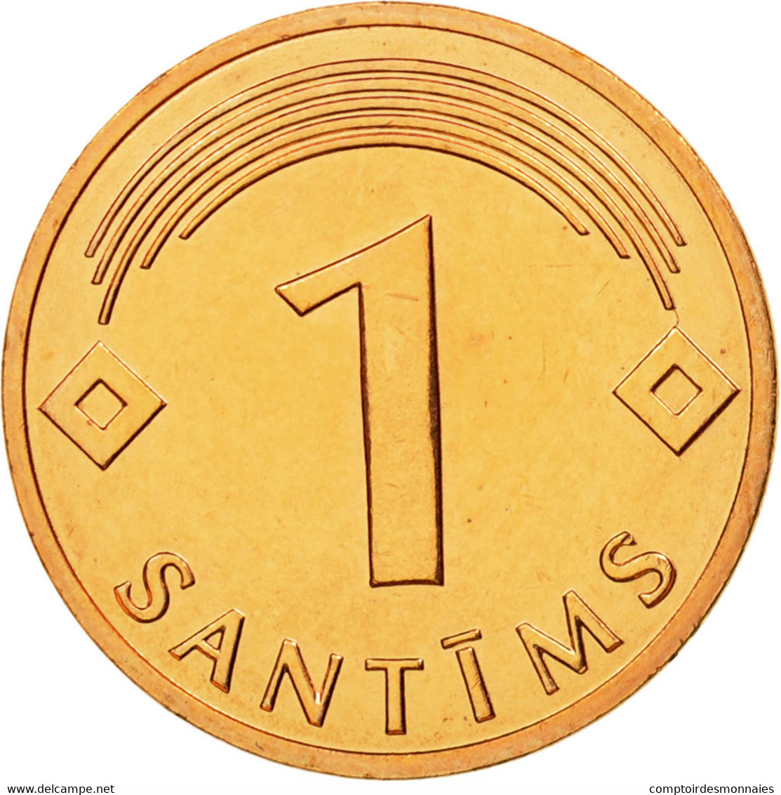 Monnaie, Latvia, Santims, 2003, SPL, Copper Clad Steel, KM:15 - Lettonie