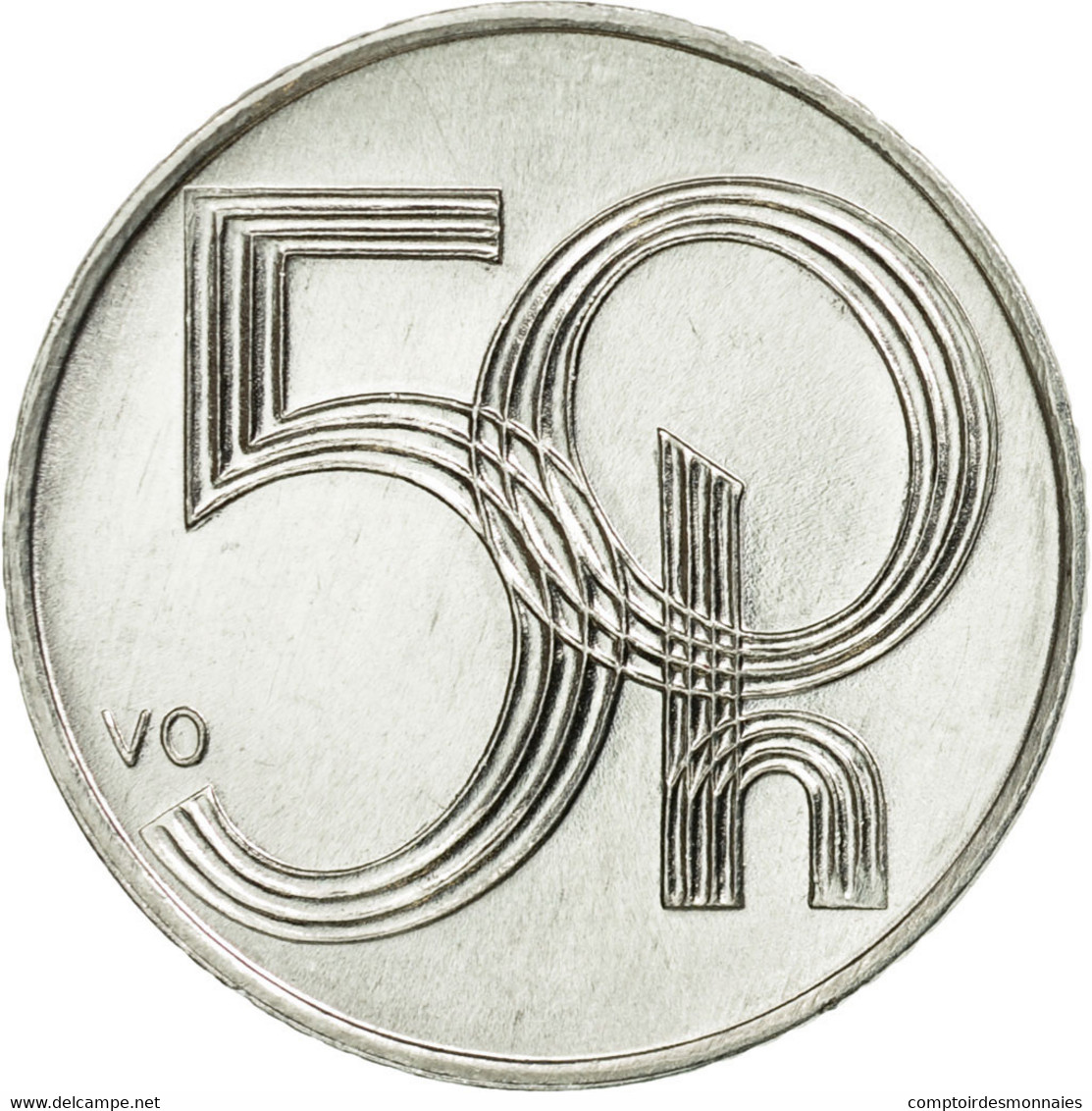 Monnaie, République Tchèque, 50 Haleru, 2002, Jablonec Nad Nisou, TTB - Tchéquie