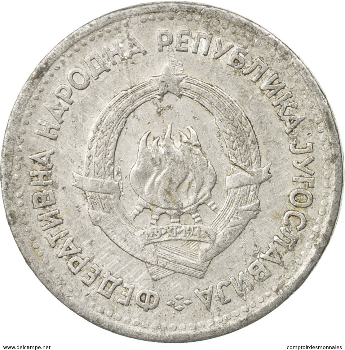 Monnaie, Yougoslavie, Dinar, 1953, TB, Aluminium, KM:30 - Yougoslavie