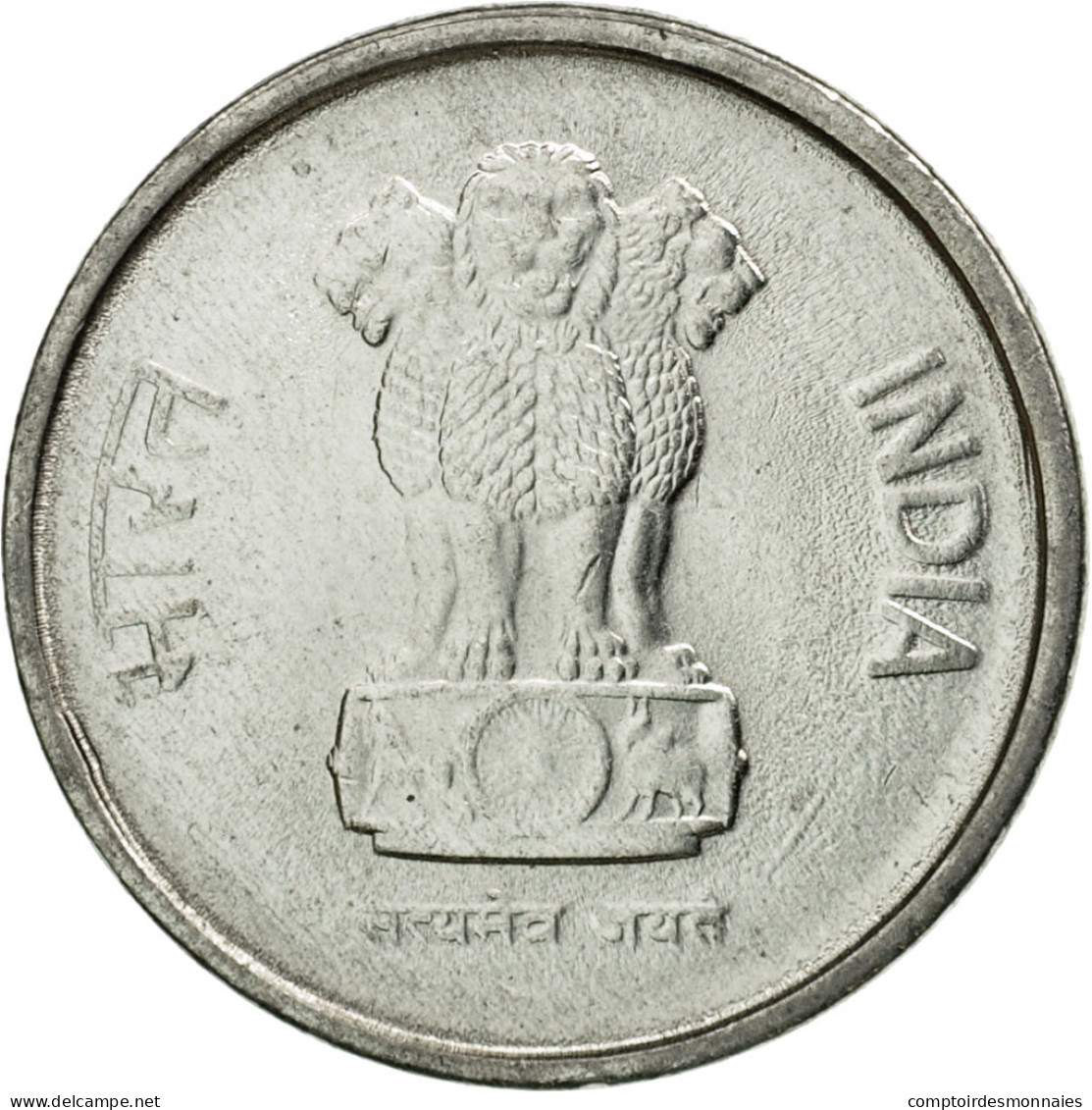 Monnaie, INDIA-REPUBLIC, 10 Paise, 1996, SUP, Stainless Steel, KM:40.1 - Indien