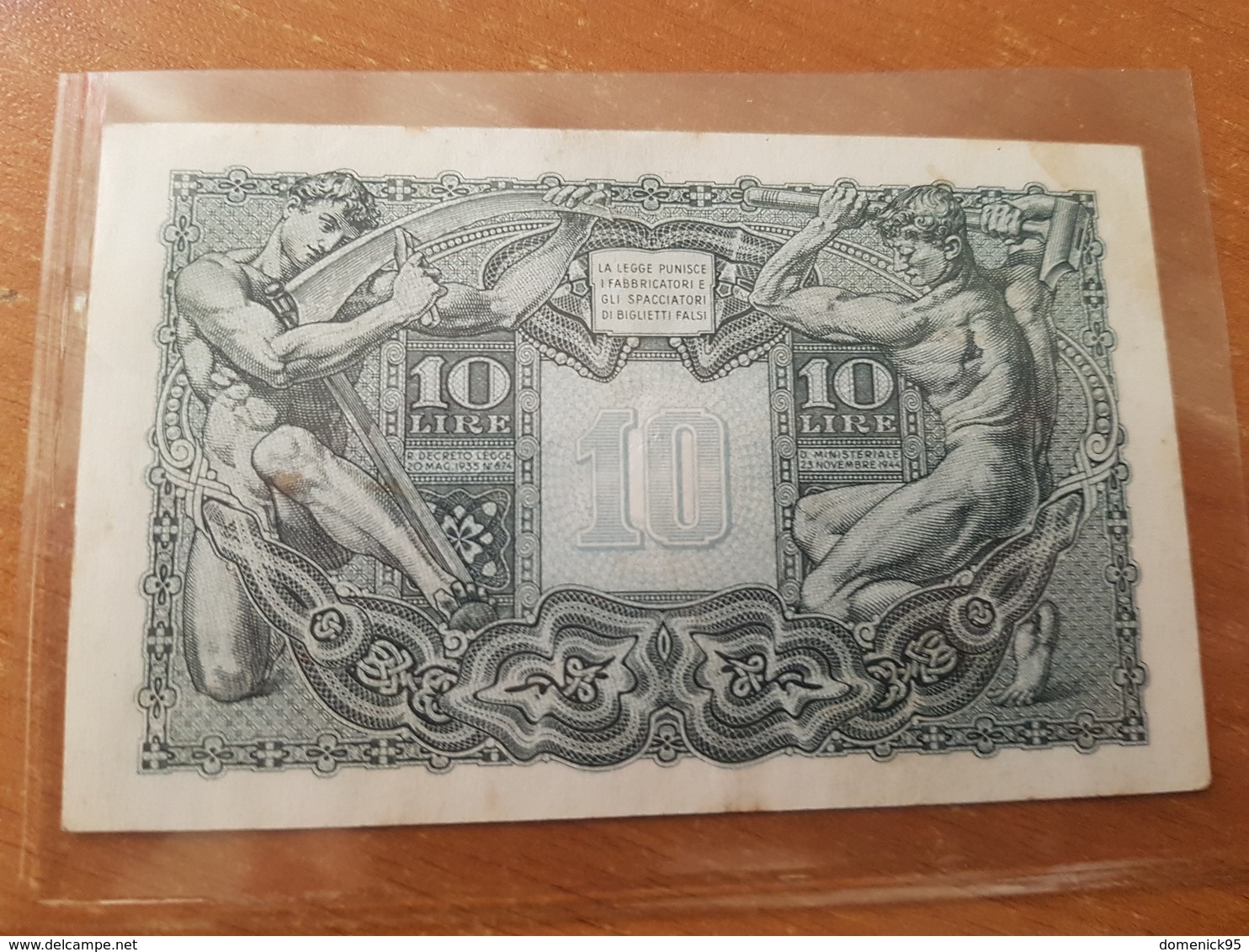 1944 - Italia – 10 Lire