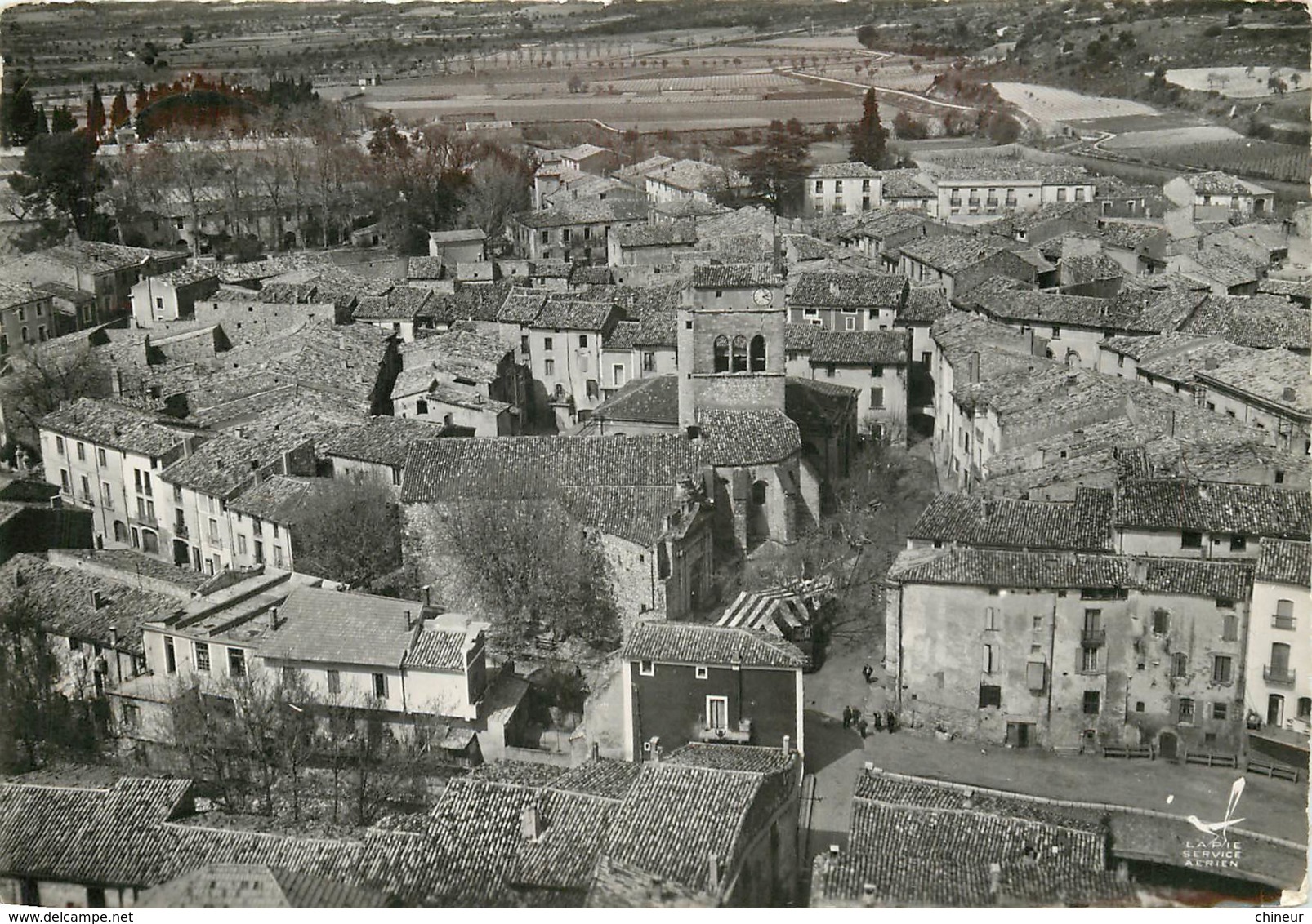 ANIANE VUE GENERALE AERIENNE - Aniane