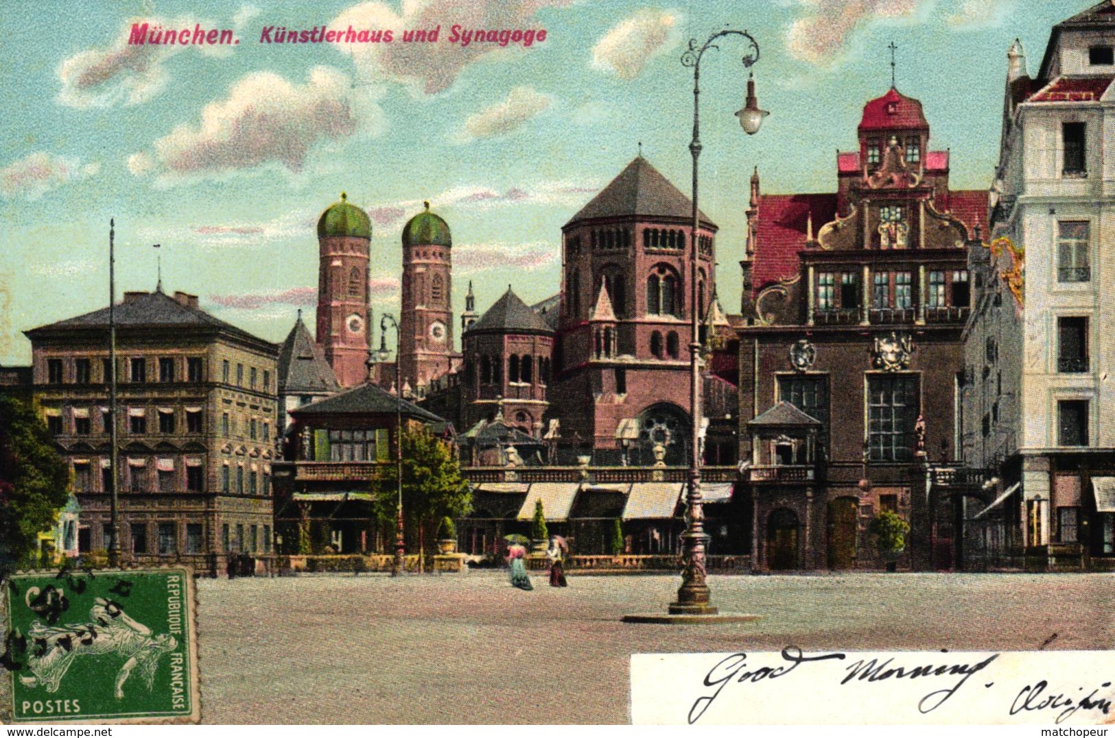 ALLEMAGNE - MUNCHEN KUNSTLERHAUS UND SYNAGOGE - Autres & Non Classés