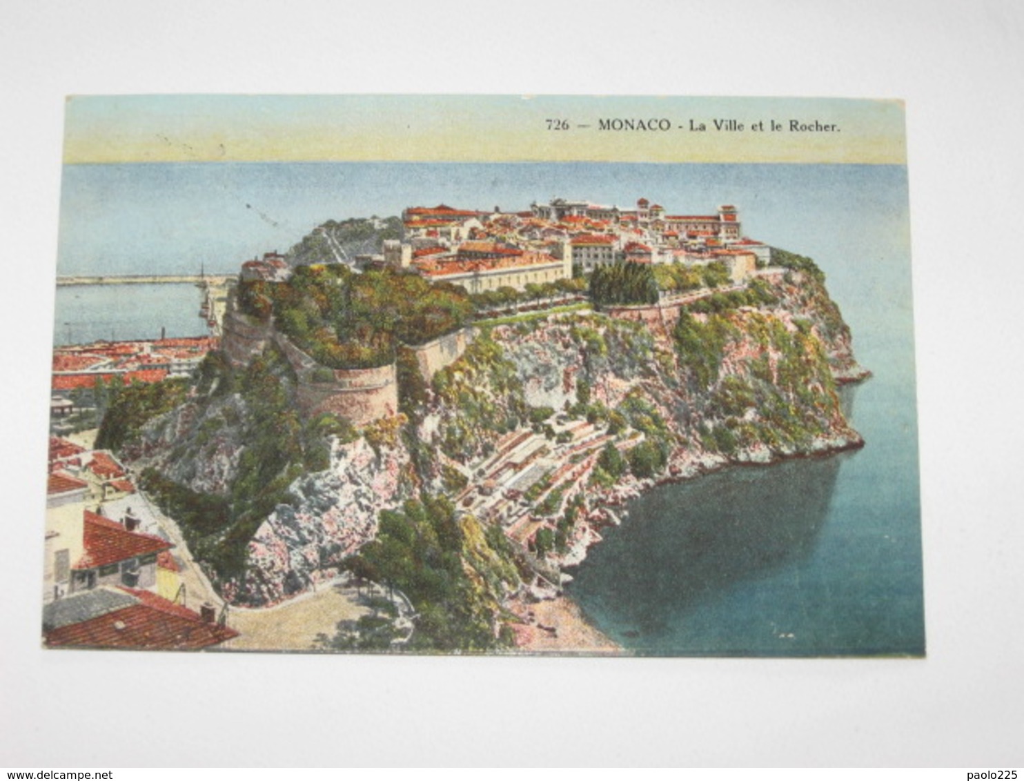 PRINCIPATO DI MONACO -  VIAGGIATA  1918 COLORI VG - Monte-Carlo