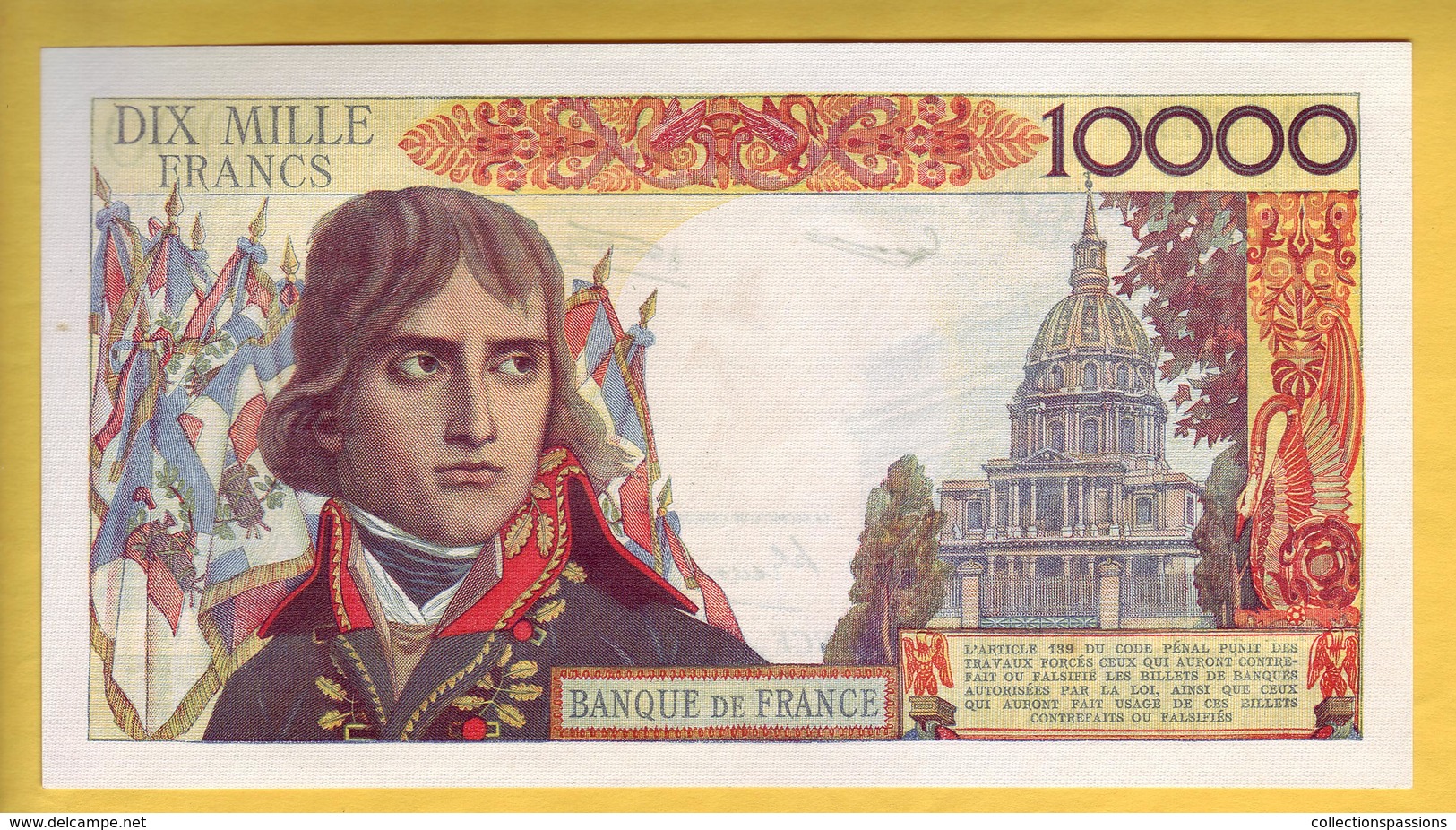 BILLET FRANCAIS - 10000 Francs Bonaparte 4.4.1957 SUP+ - 10 000 F 1955-1958 ''Bonaparte''