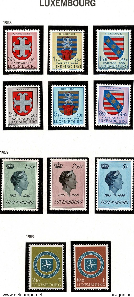 1958: 11 Timbres  Neuf,  Michel 2017: Valeur: 19,30€ - Neufs