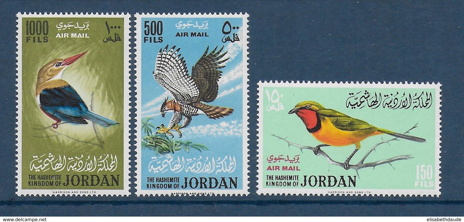 JORDAN - YVERT N° PA 25/27 ** MNH - COTE = 270 EUR. - OISEAUX - Jordanie