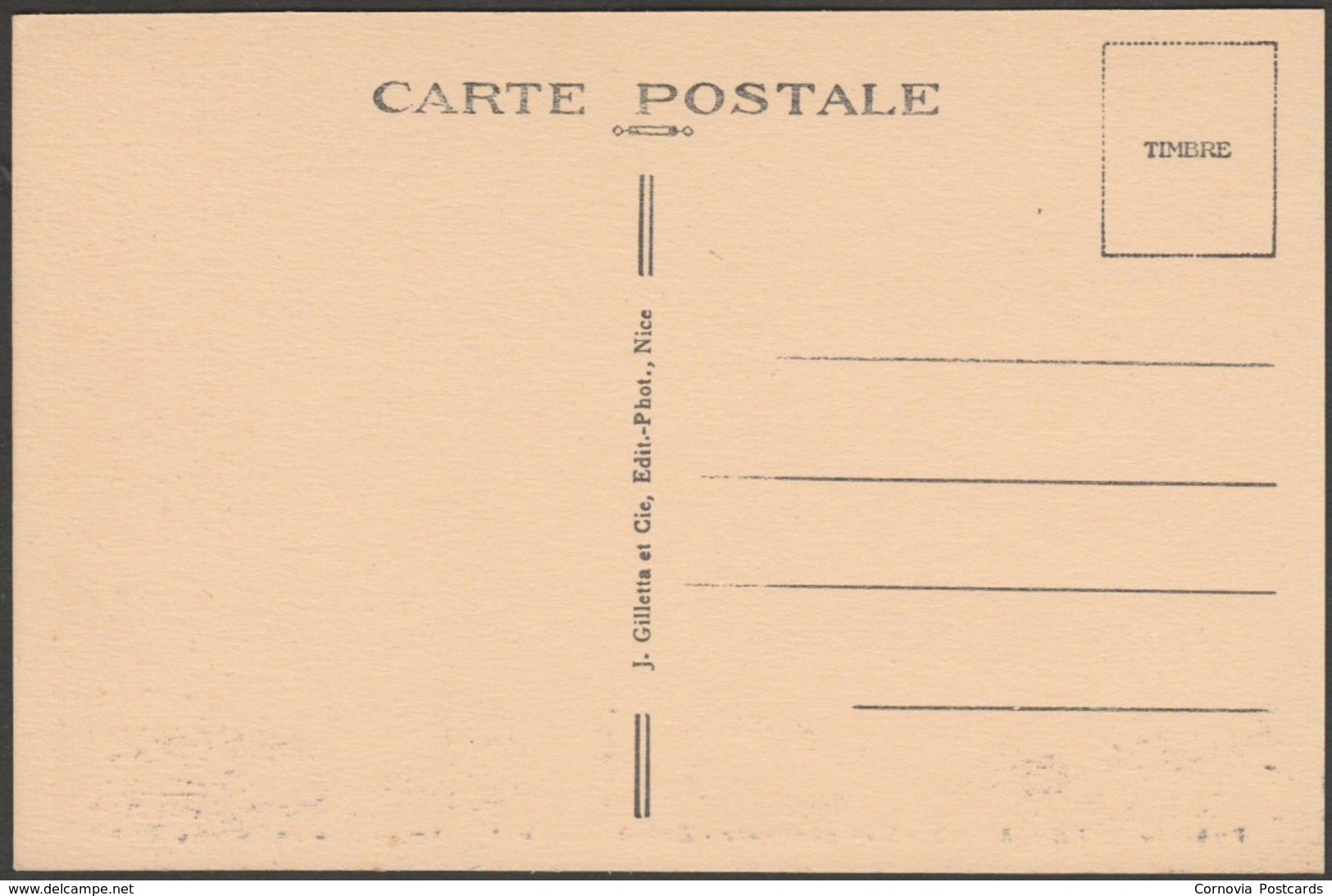 Vue Générale, Entrée Du Port, Monte-Carlo, C.1930 - Gilletta CPA - Monte-Carlo