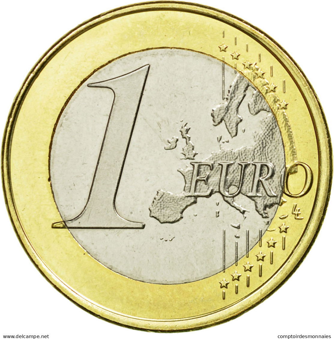 Espagne, Euro, 2009, SUP, Bi-Metallic, KM:1073 - España