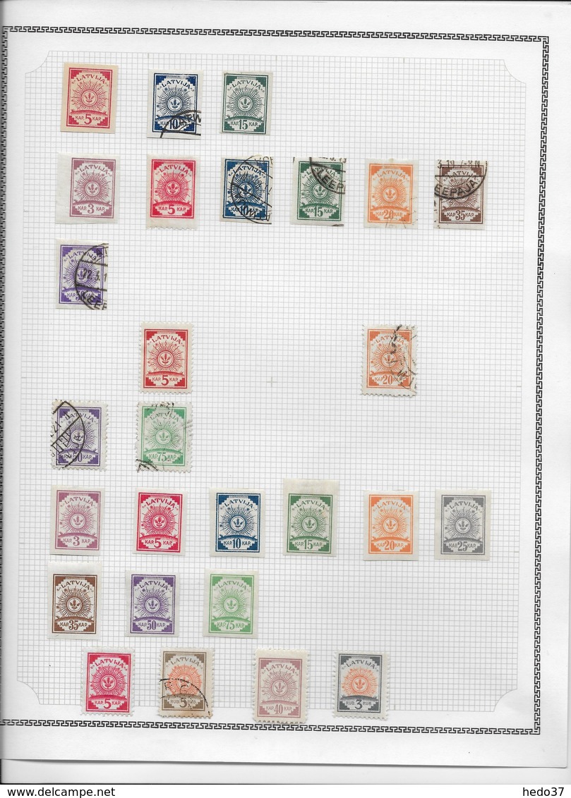 Lettonie - Collection Vendue Page Par Page - Timbres Neufs */oblitérés - TB - Lettonie