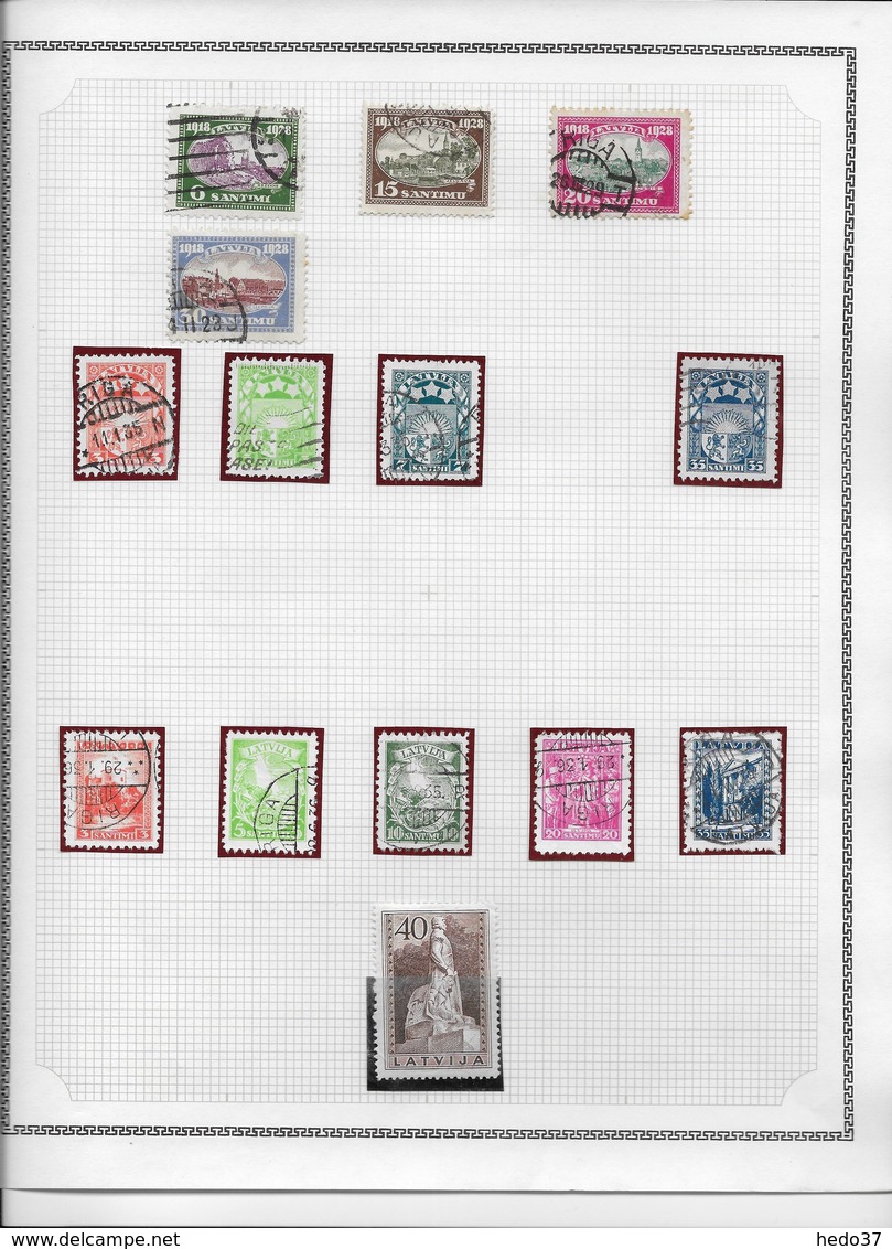 Lettonie - Collection Vendue Page Par Page - Timbres Neufs */oblitérés - TB - Lettonie